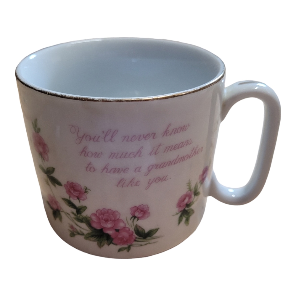 Lefton China Grandmother Mug